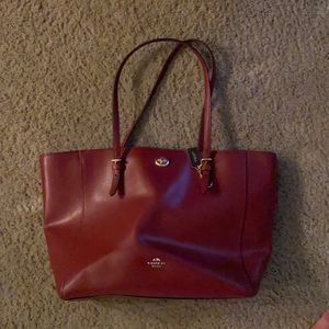 Red Coach Bag